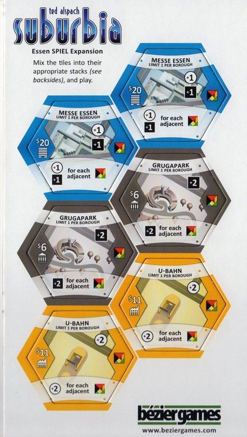 Suburbia: Essen SPIEL Expansion thumbnail