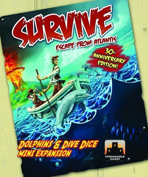 Survive: Escape from Atlantis! – Dolphins & Dive Dice Mini Expansion thumbnail