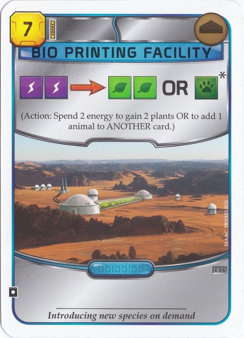 Terraforming Mars: Bio Printing Facility Promo Card thumbnail