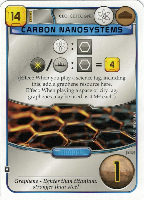 Terraforming Mars: Carbon Nanosystems Promo Card thumbnail