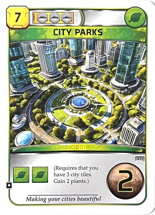 Terraforming Mars: City Parks Promo Card thumbnail