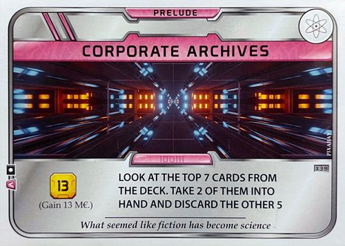 Terraforming Mars: Corporate Archives Promo Card thumbnail