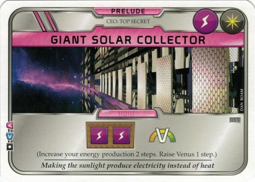Terraforming Mars: Giant Solar Collector Promo Card thumbnail