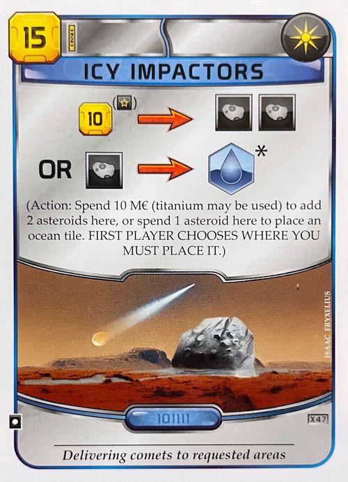 Terraforming Mars: Icy Impactors Promo Card thumbnail