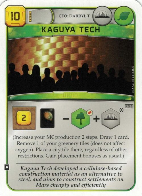 Terraforming Mars: Kaguya Tech Promo Card thumbnail
