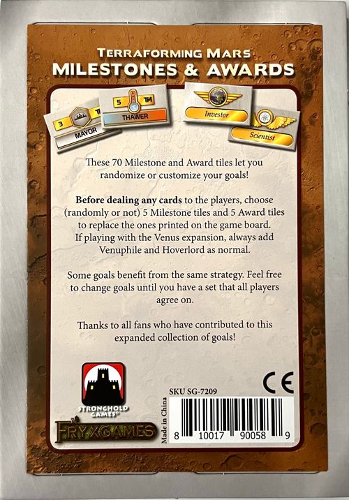 Terraforming Mars: Milestones & Awards thumbnail