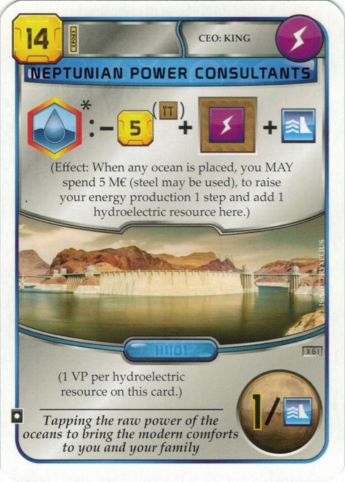 Terraforming Mars: Neptunian Power Consultants Promo Card thumbnail