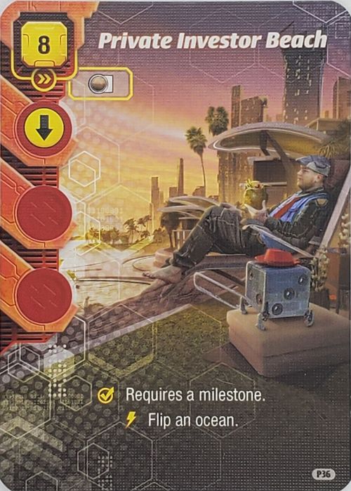 Terraforming Mars: Ares Expedition – Private Investor Beach Promo Card thumbnail