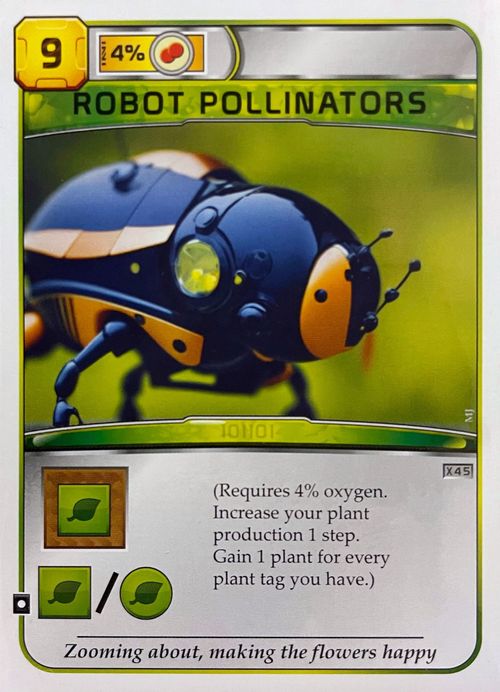 Terraforming Mars: Robot Pollinators Promo Card thumbnail