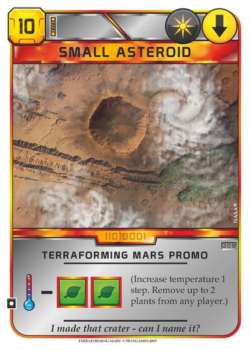 Terraforming Mars: Small Asteroid Promo Card thumbnail