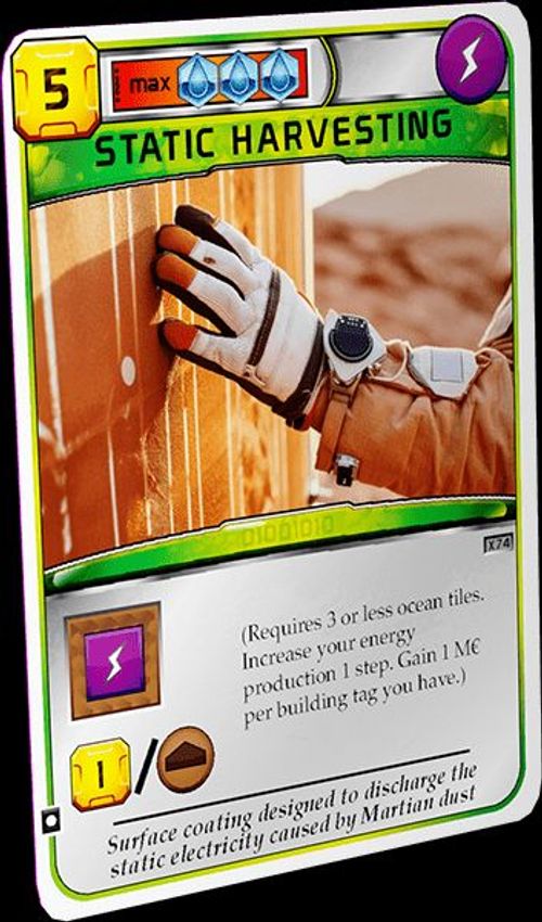 Terraforming Mars: Static Harvesting Promo Card thumbnail