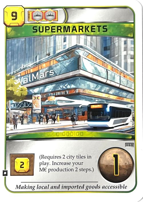 Terraforming Mars: Supermarkets Promo Card thumbnail