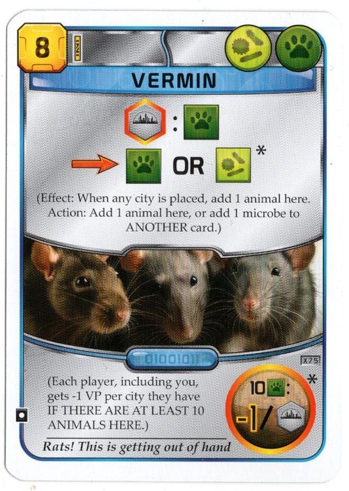 Terraforming Mars: Vermin Promo Card thumbnail