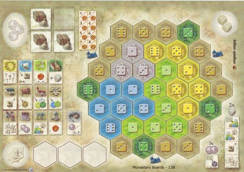 The Castles of Burgundy: 4th Expansion – Monastery Boards thumbnail