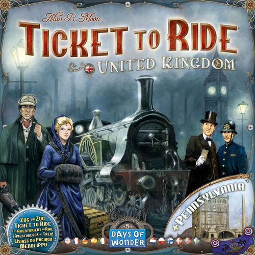 Ticket to Ride Map Collection 5: United Kingdom & Pennsylvania thumbnail