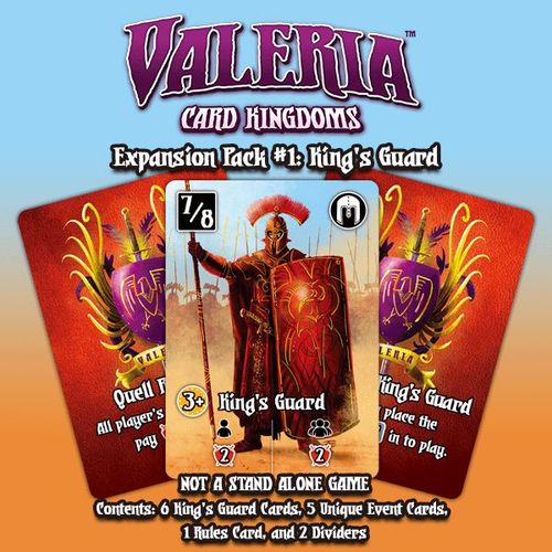 Valeria: Card Kingdoms – Expansion Pack #01: King's Guard thumbnail