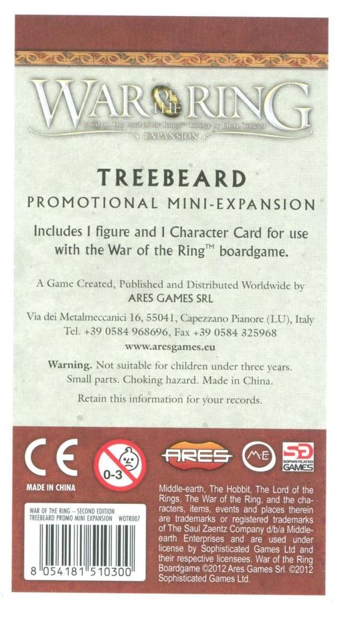 War of the Ring: Lords of Middle-earth – Treebeard Mini-Expansion thumbnail
