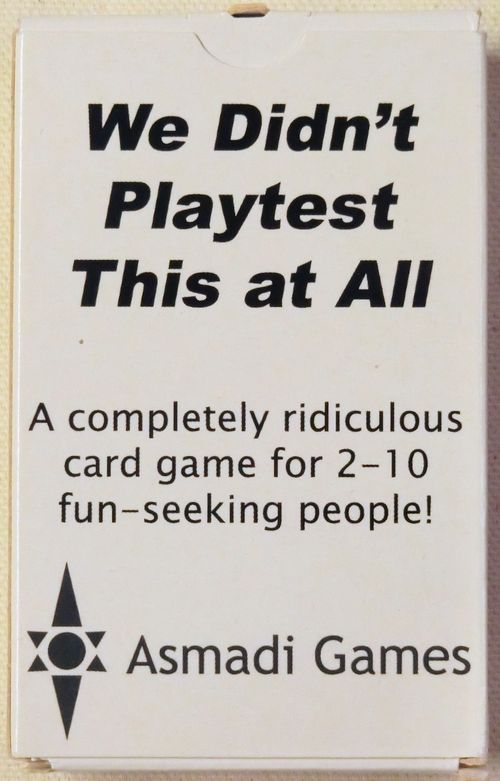 We Didn't Playtest This At All thumbnail