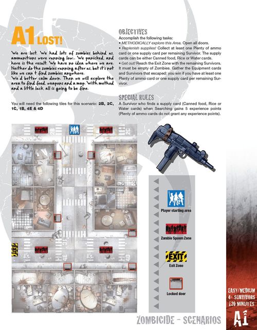 Zombicide: Mission A1 – Lost! thumbnail